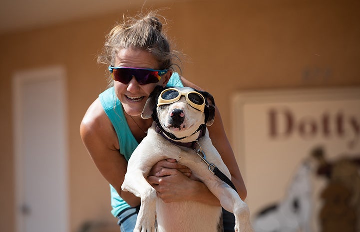 Dog is deaf, blind and bursting with love | Best Friends Animal Society