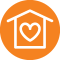 Bringing a pet home icon
