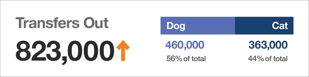 Transfers Out statistics