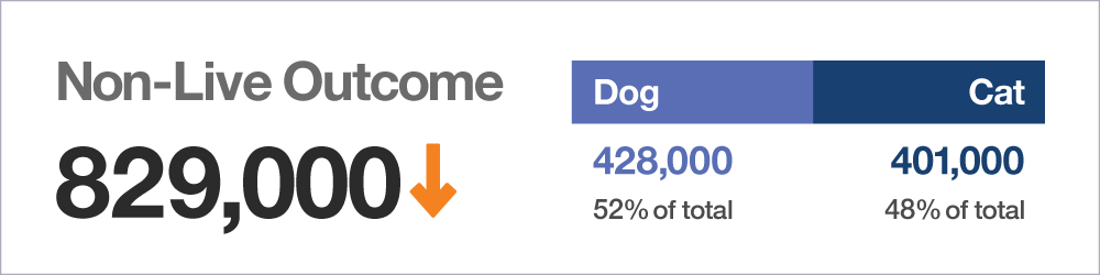 Non-Live Outcome graphic