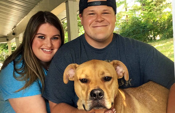 As soon as Jaclyn and James saw Tyler the dog, they knew they could give him the home he’d been waiting for