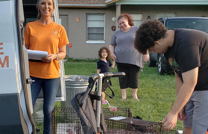 Neighbors were eager to help return cats in Osceola