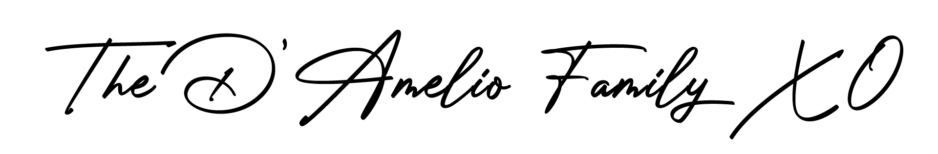 D'Amelio Family Signature