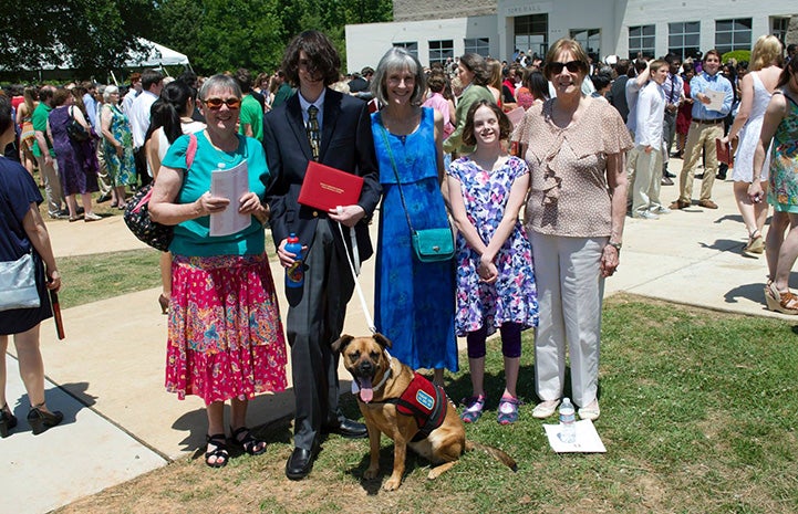 Grace was the first emotional support dog approved by the University of Alabama at Birmingham