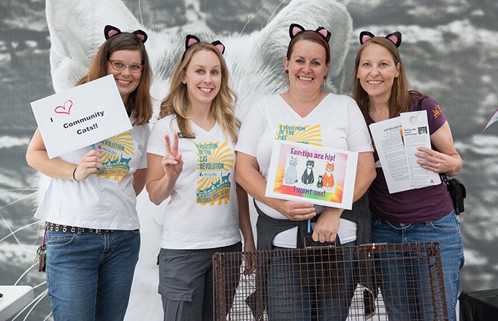 When National Feral Cat Day is celebrated each October, Salt Lake City residents gather at the Best Friends Pet Adoption Center in Salt Lake City to celebrate community cats