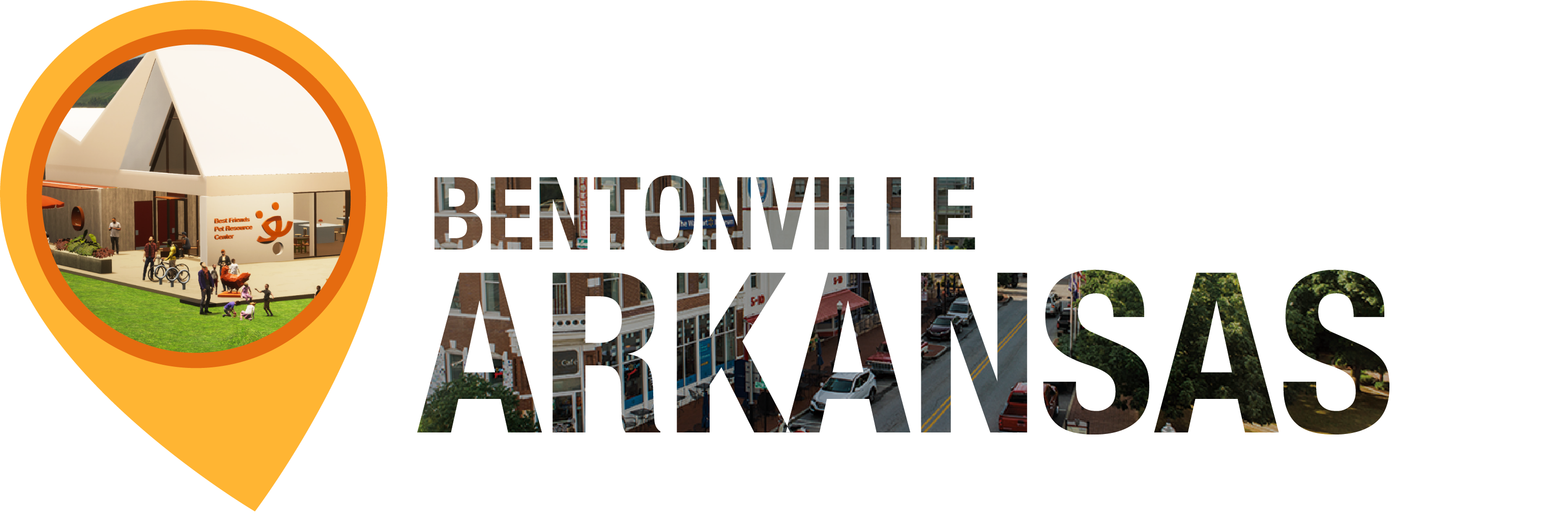 Bentonville Arkansas icon graphic