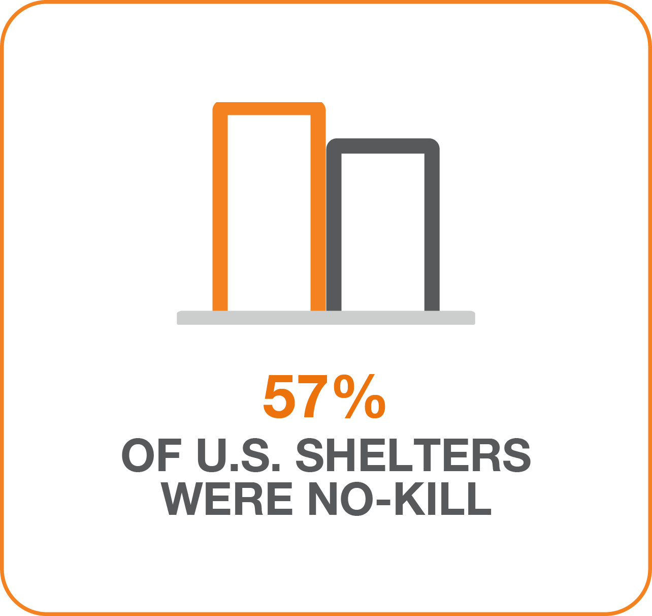 Percentage of No-Kill Shelters statistic