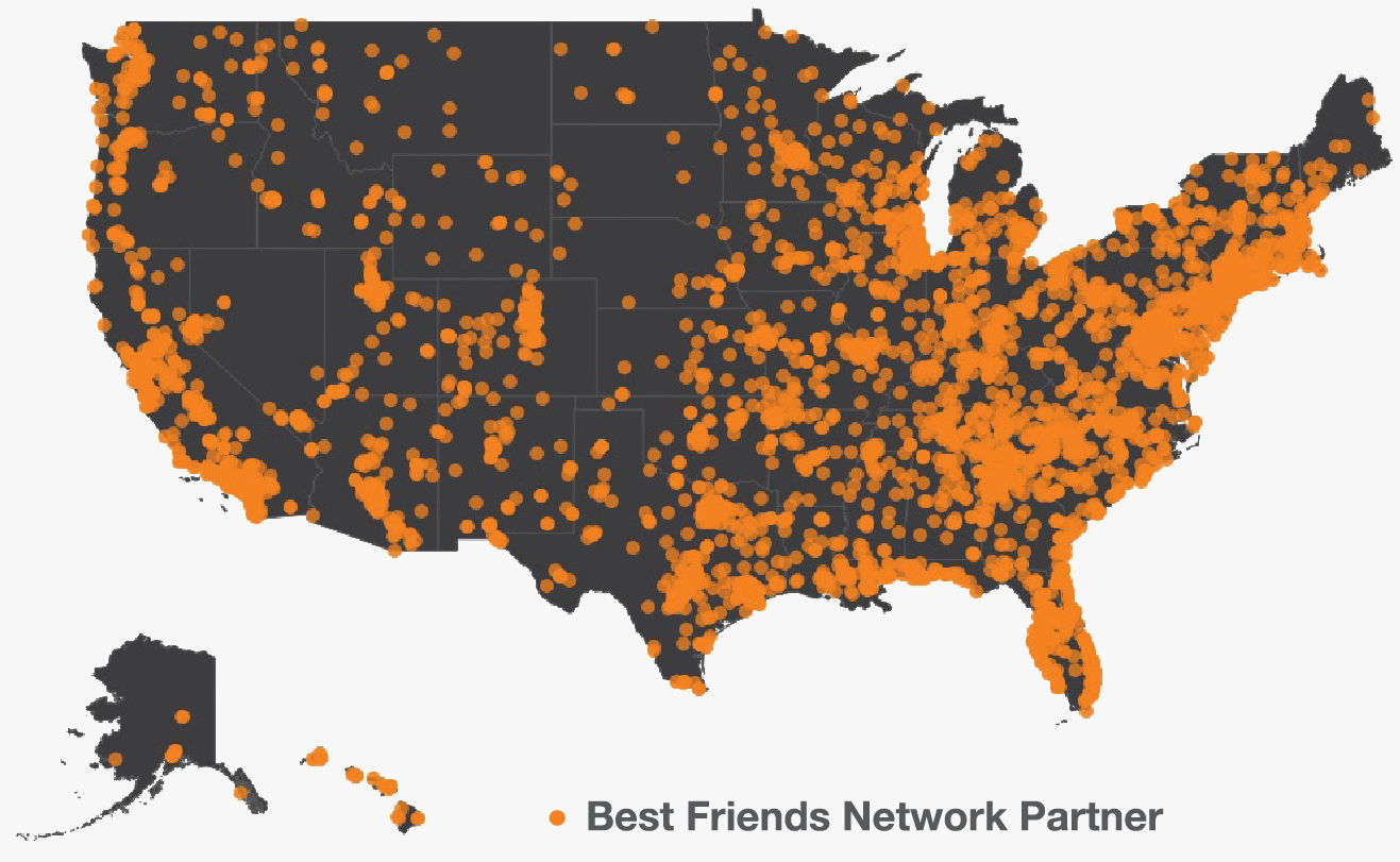 Network Partners Map