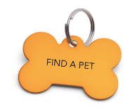Find a Pet Dog Tag Graphic