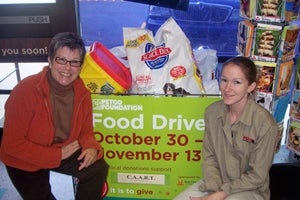 Petco food outlet donations