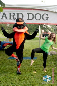 People having fun at Strut Your Mutt in Baltimore