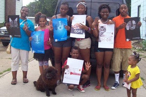 Michigan Animal Adoption Network kids promoting Fix At Four