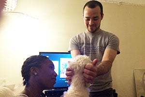 The Lauriano family received a five-page manual along with Beanky the poodle mix