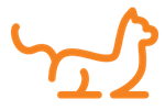 Icon of orange cat laying down