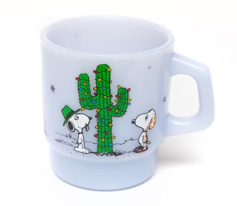Peanuts x Best Friends Milk Glass Mug