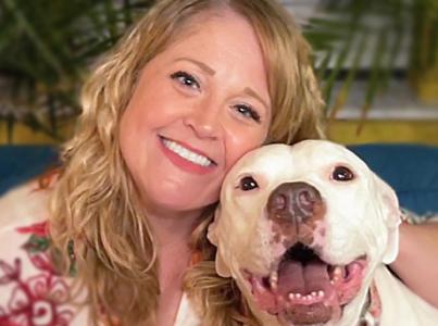 Whitney Bollinger and her dog Norah