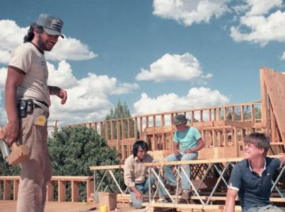 Best Friends co-founders building Best Friends Animal Sanctuary