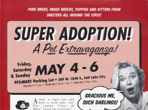 Super Adoption promotion for No More Homeless Pets in Utah
