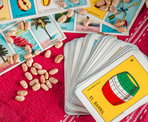 A collection of Loteria cards