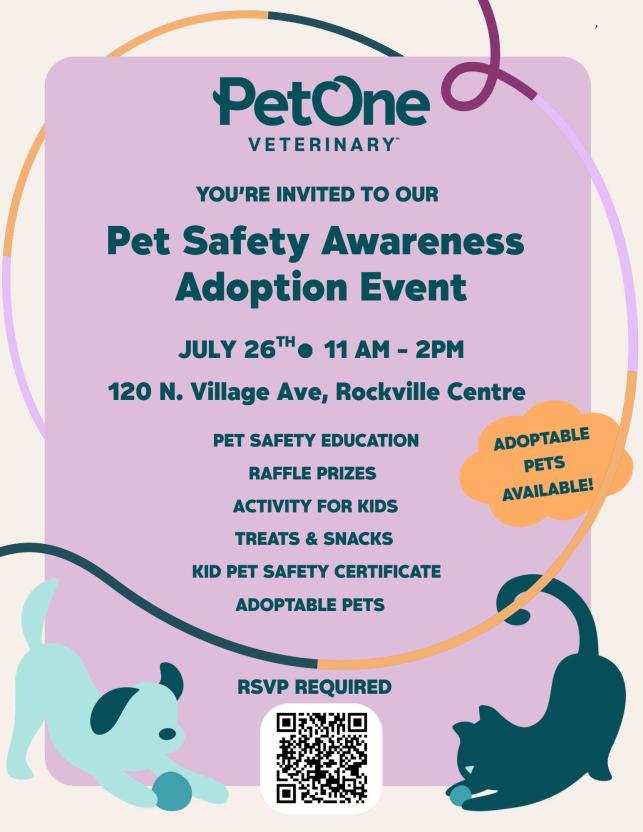 Flyer for adoption Event
