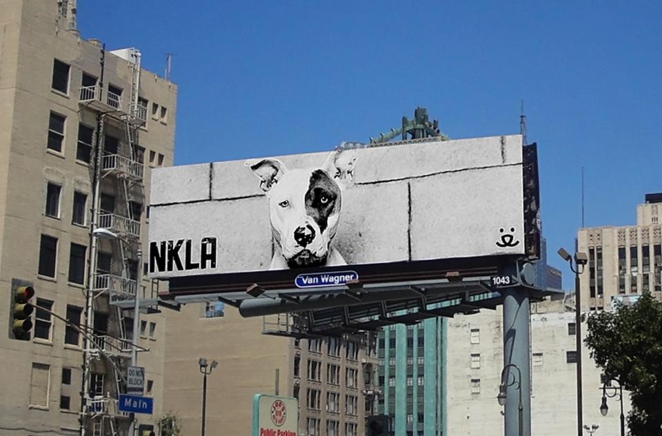 Street scene of NKLA billboard