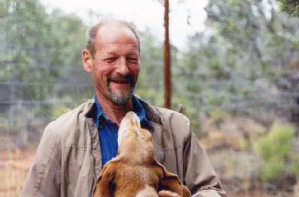 Co-founder Paul Eckhoff with some dogs