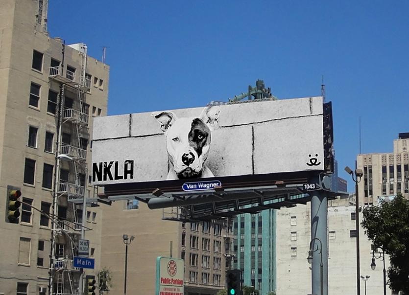 Street scene of NKLA billboard