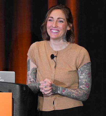Person presenting at the Best Friends National Conference