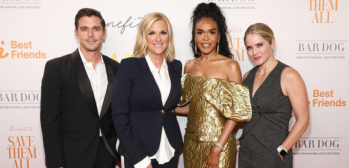 Antoni Porowski, Trisha Yearwood, Michelle Williams and Sara Haines at the Benefit to Save Them All