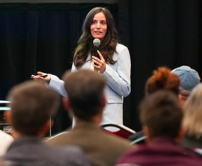 Person presenting at the Best Friends National Conference