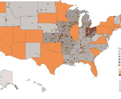 Breed Discriminatory Legislation Repeals and Rejections Map