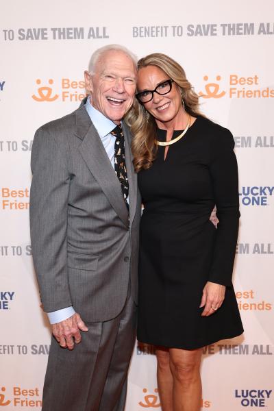 Rich Avanzino and Julie Castle at the Benefit to Save Them All