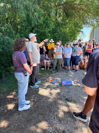 Group of volunteers to help at the Animal Protective League shelter after the tornado