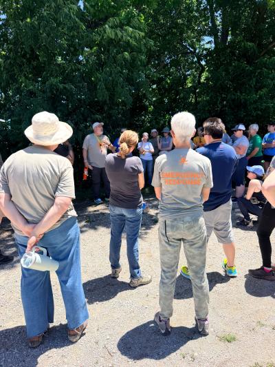 Group of volunteers to help at the Animal Protective League shelter after the tornado