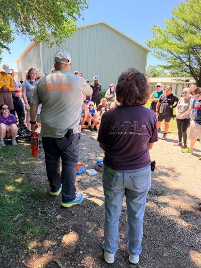 Group of volunteers to help at the Animal Protective League shelter after the tornado