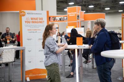 The AI Learning Lounge was a hands-on space to explore how AI is being used responsibly to save more lives