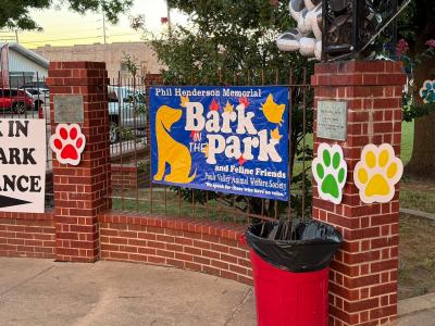 Bark in the Park banner