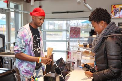 Job training at Crossroads Campus