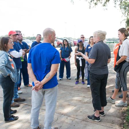 Group of volunteers