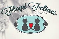 Floyd Felines (Rome, Georgia) logo with 2 cats and a heart