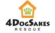 4DogSakes Rescue, (San Antonio, Texas), logo with house with pawprint