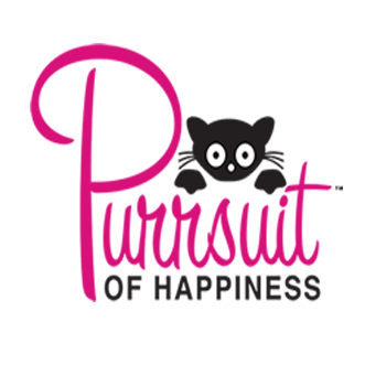 A Kitty's Purrsuit of Happiness (Spring Branch, Texas) logo with cat over text