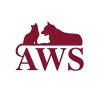 Animal Welfare Society AWS (West Kennebunk, Maine) logo with cat, dog