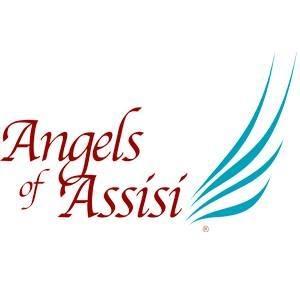 Angels of Assisi, (Roanoke, Virginia), logo teal wings with red text