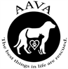 Animal Aid for Vermilion Area (Abbeville, Louisiana) logo with dog, cat, heart and tagline "The best things in life are rescued"