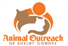 Animal Outreach of Shelby County (Shelbyville, Indiana) logo with cats
