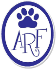 Animal Rescue Foundation ARF (Theodore, Alabama) logo with paw print