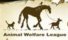 Animal Welfare League (Chicago Ridge, Illinois) logo with cat, horse, dog