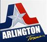 Arlington Animal Services (Arlington, Texas) red and blue logo with a star