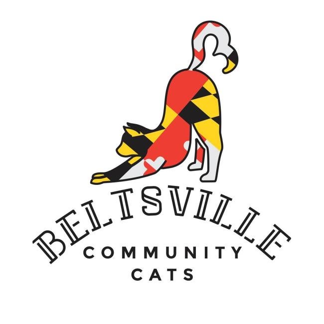 Beltsville Community Cats, Inc. (Beltsville, Maryland) logo cat stretching